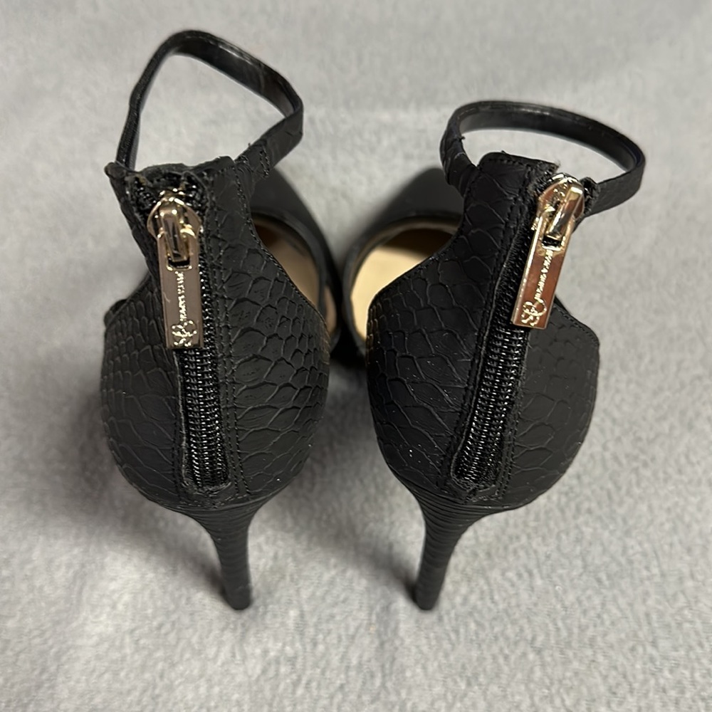 Jessica Simpson Black Patterned Heels - image 3